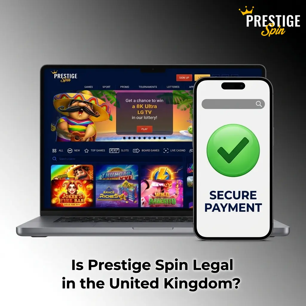 Prestige Spin casino licence legality in the UK under Curacao Gaming Authority number 365/JAZ