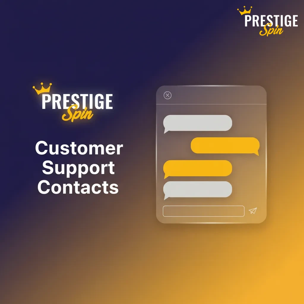 24/7 payment support contacts: live chat, email payments@prestigespin.com, Help Centre link.